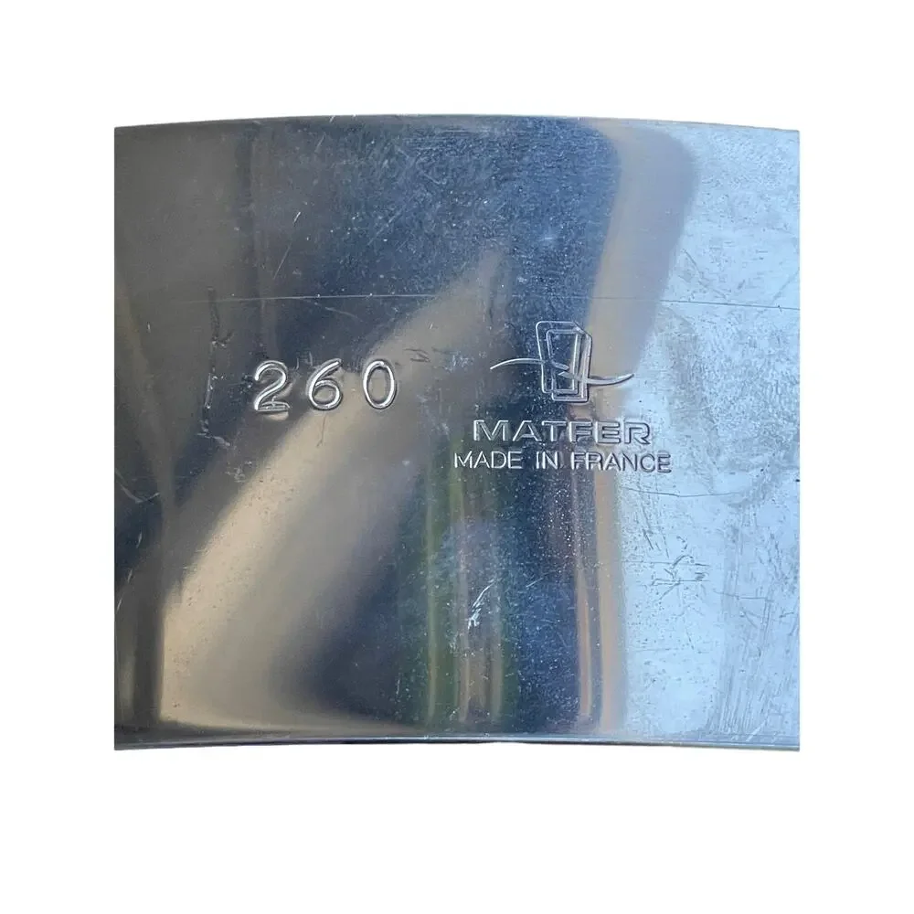 MATFER BOURGEAT Professional Stainless Steel Tart Ice Cream Cake Ring 260mm NWT
